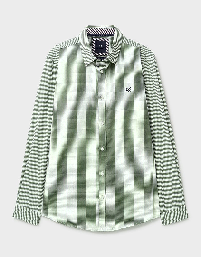 Crew Clothing Micro Gingham Shirt