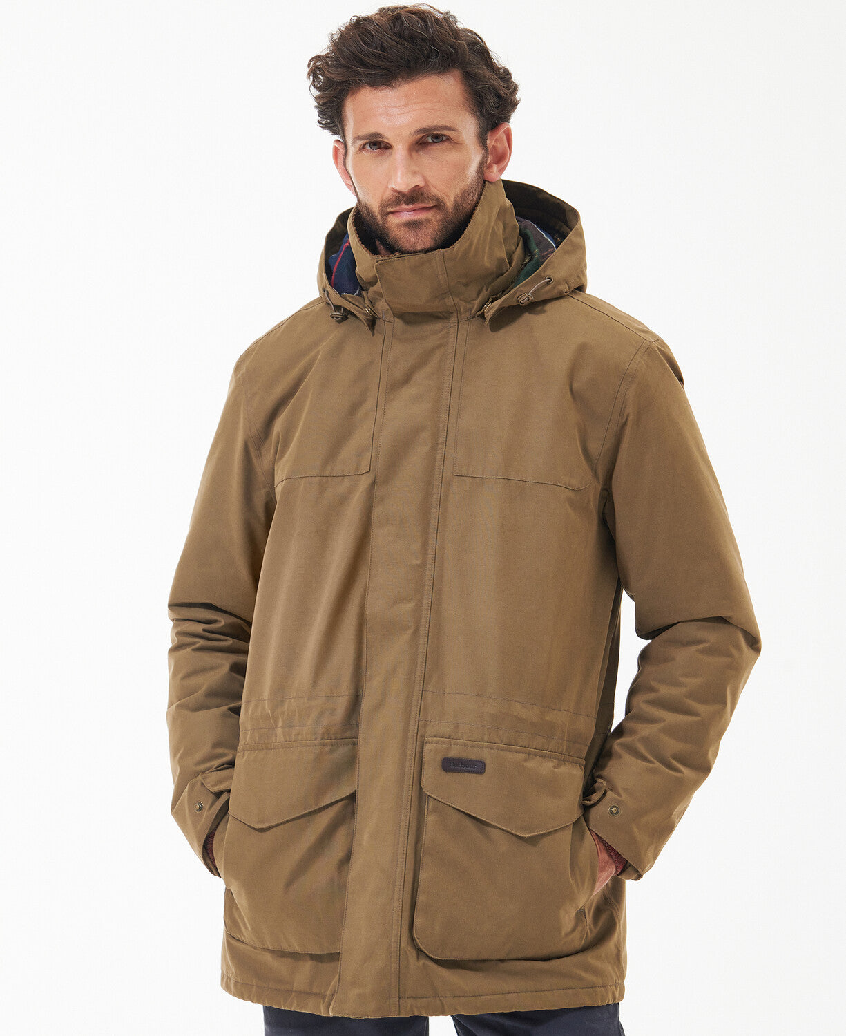 Barbour Lonen Waterproof Jacket - Clay