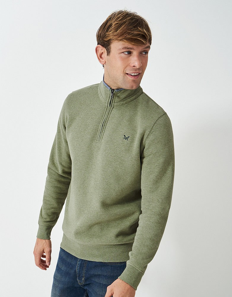 Crew Clothing Classic Half Zip Sweatshirt