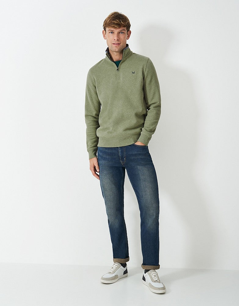 Crew Clothing Classic Half Zip Sweatshirt