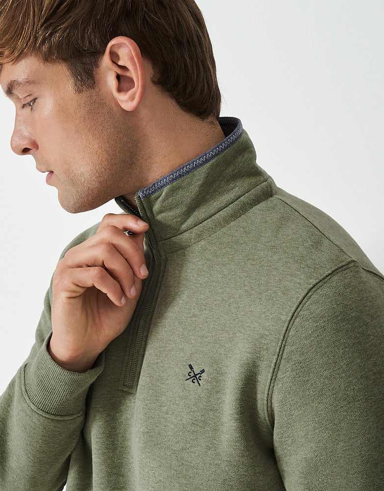 Crew Clothing Classic Half Zip Sweatshirt