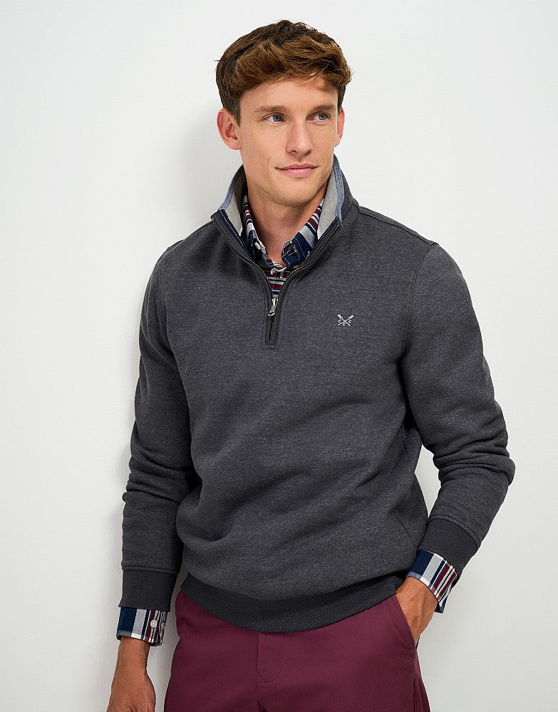 Crew Clothing Classic Half Zip Sweatshirt