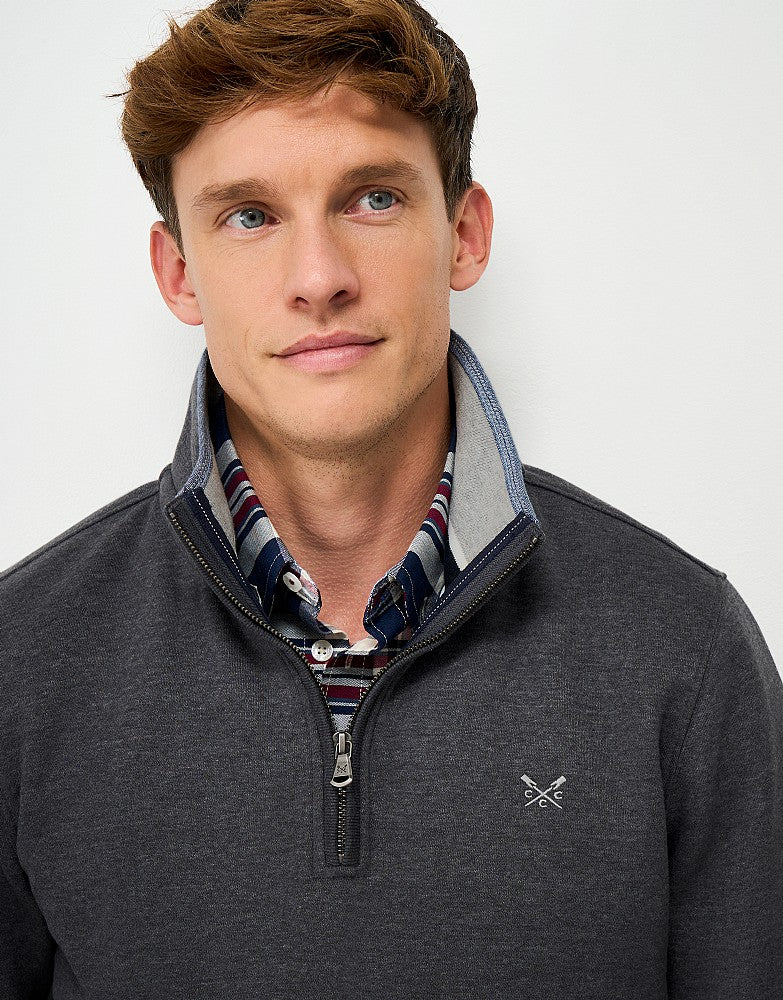 Crew Clothing Classic Half Zip Sweatshirt