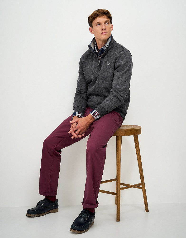 Crew Clothing Classic Half Zip Sweatshirt