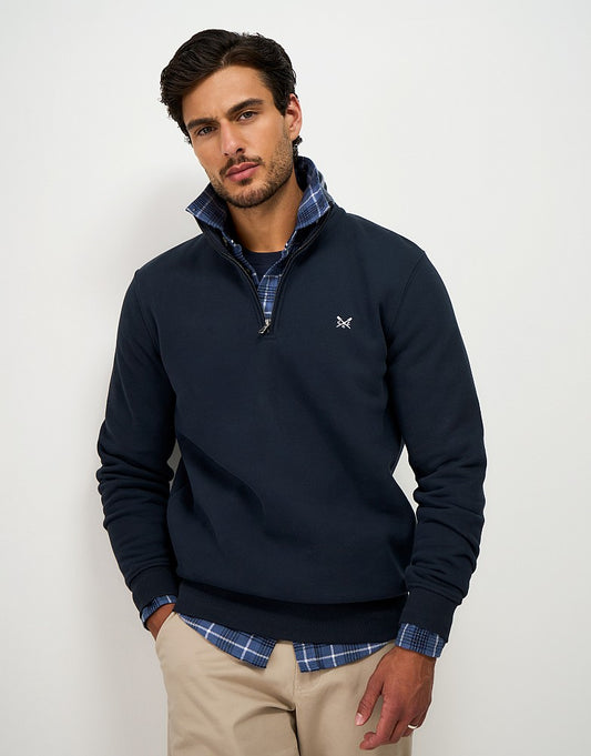 Crew Clothing Classic Half Zip Sweatshirt