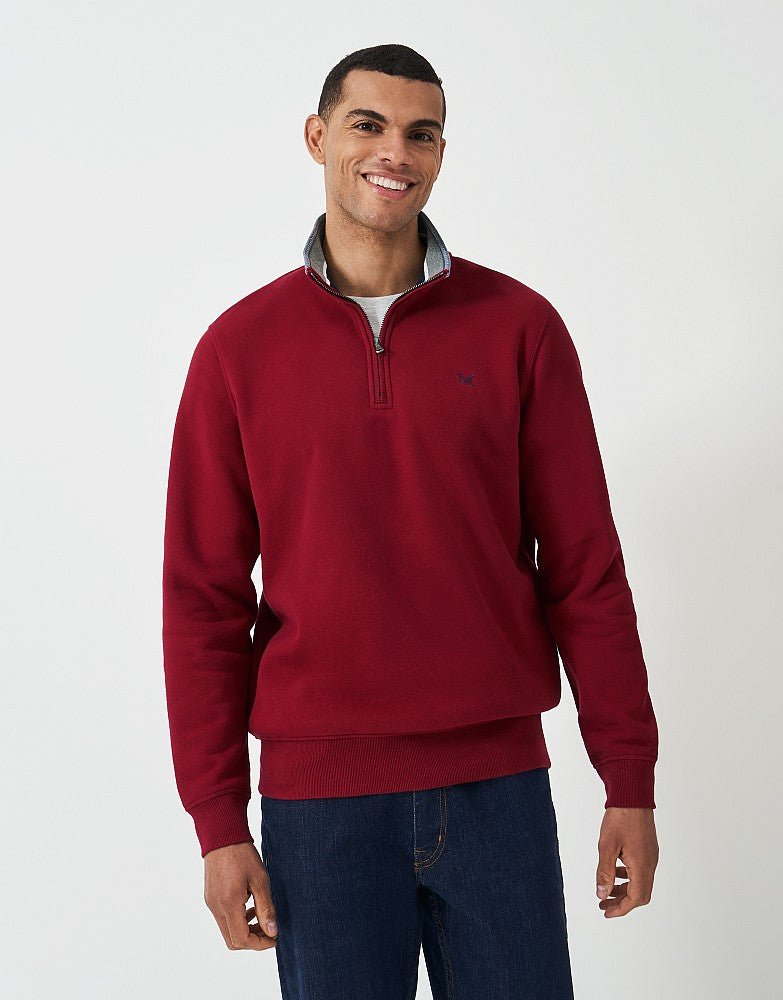 Crew Clothing Classic Half Zip Sweatshirt