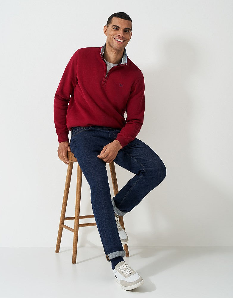 Crew Clothing Classic Half Zip Sweatshirt