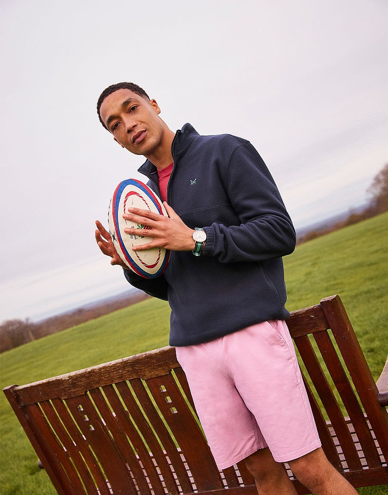 Crew Clothing Half Zip Fleece Sweatshirt