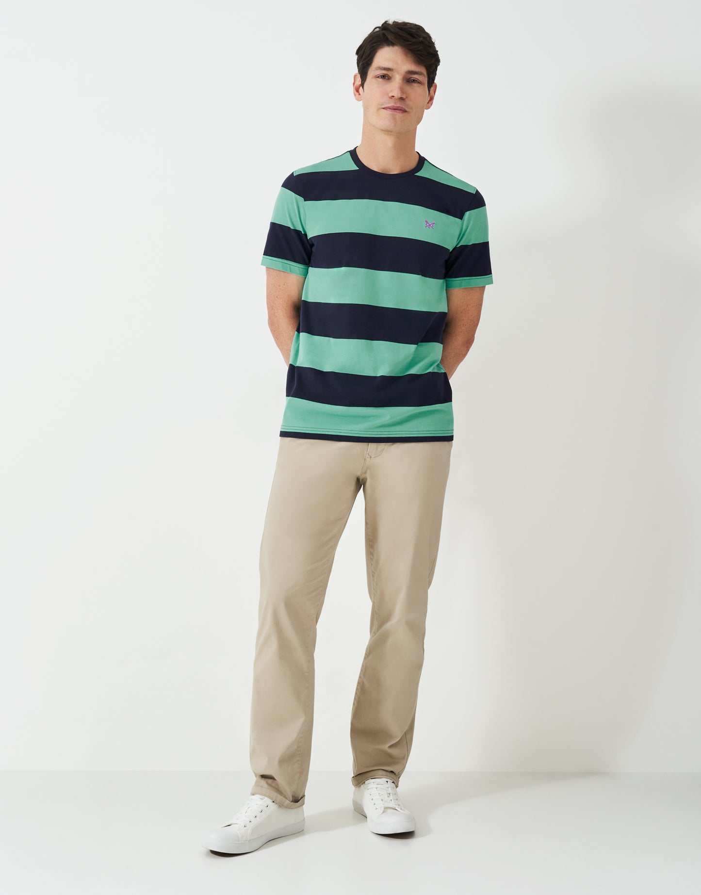 Crew Clothing Newton Stripe T-Shirt