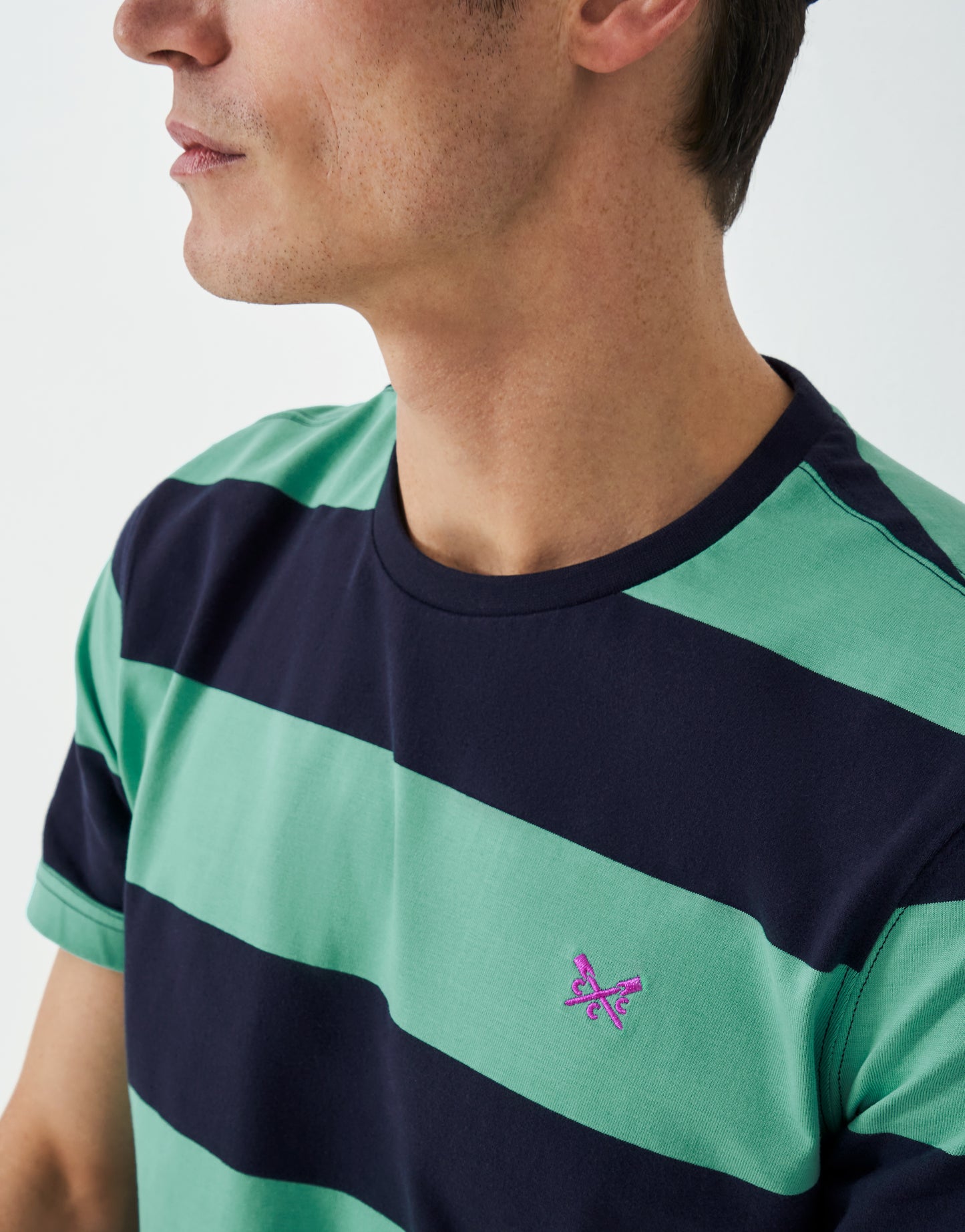 Crew Clothing Newton Stripe T-Shirt