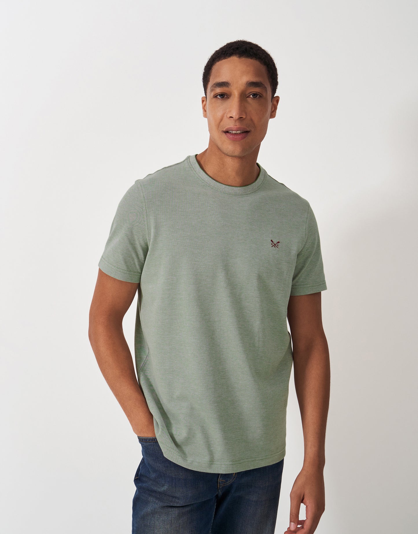 Crew Clothing Oxford T-Shirt