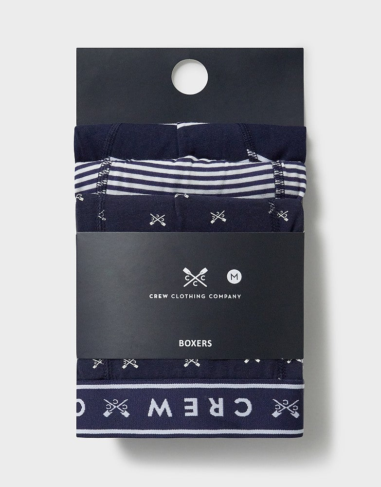 Crew Clothing 3-Pack Jersey Boxer Shorts