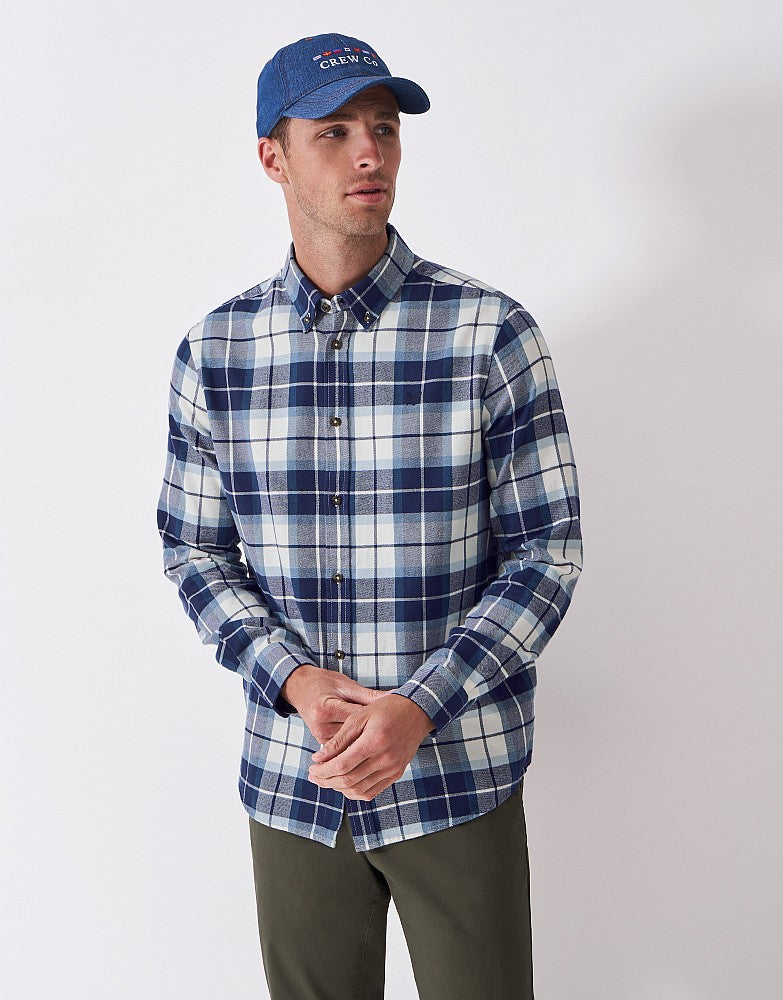 Crew Clothing Classic Fit Multi Check Flannel Shirt