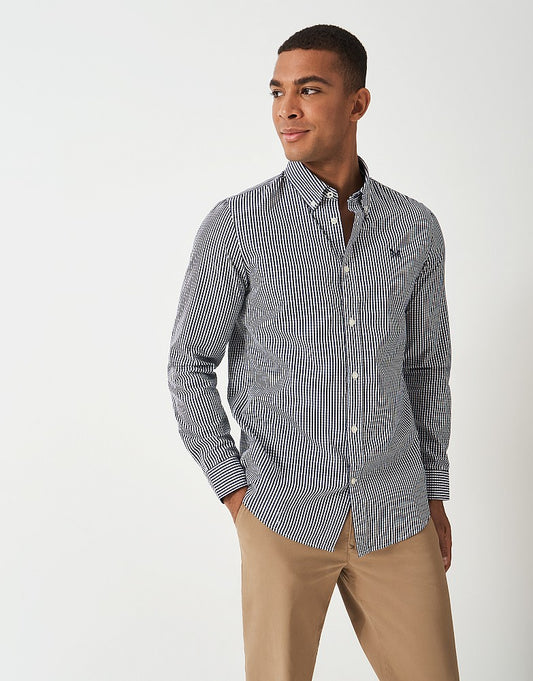 Crew Clothing Micro Gingham Shirt