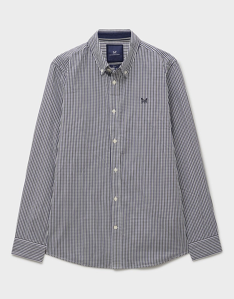 Crew Clothing Micro Gingham Shirt