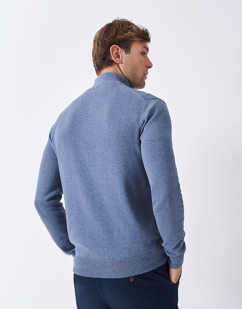 Crew Clothing Organic Classic Half Zip Jumper