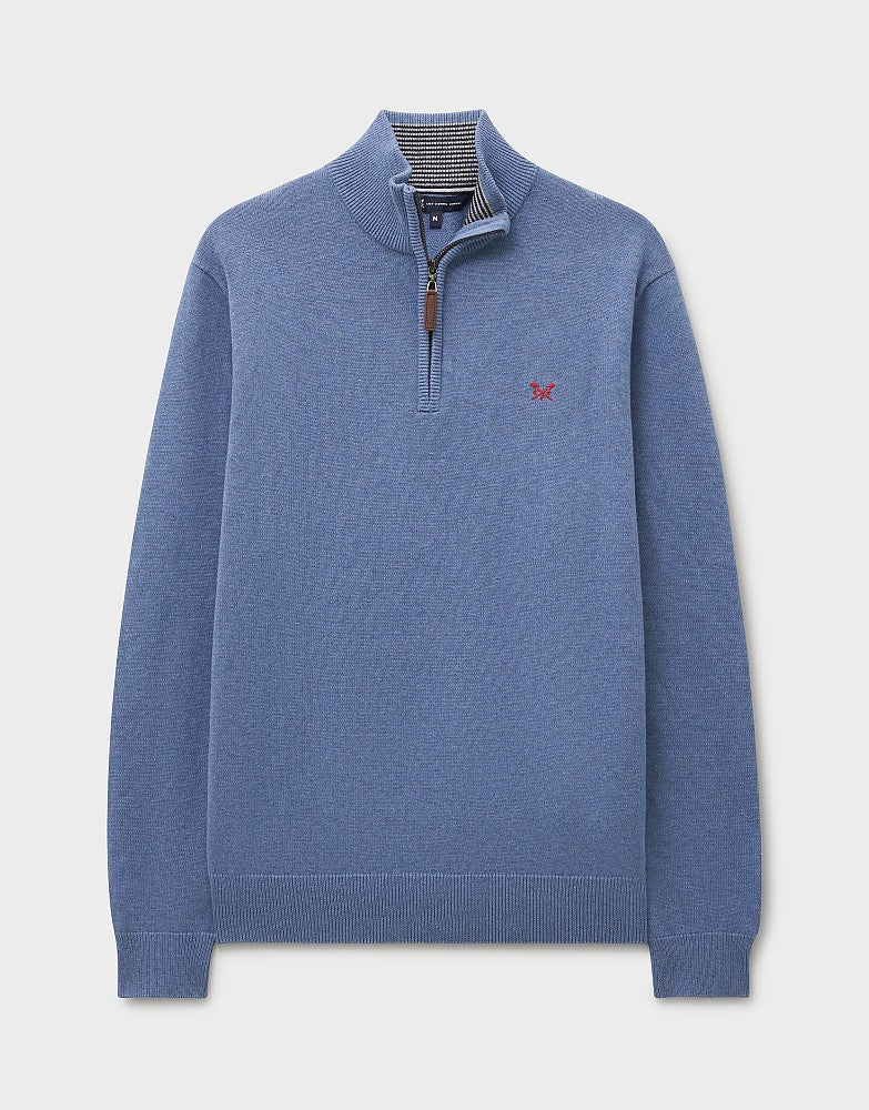Crew Clothing Organic Classic Half Zip Jumper