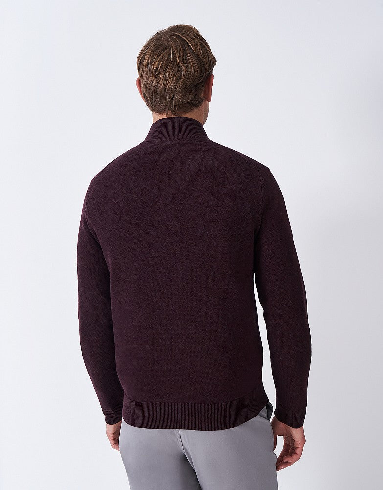 Crew Clothing Organic Classic Half Zip Jumper