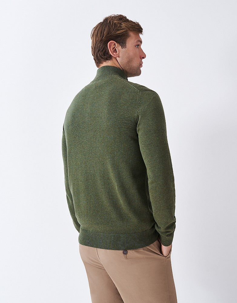 Crew Clothing Organic Classic Half Zip Jumper