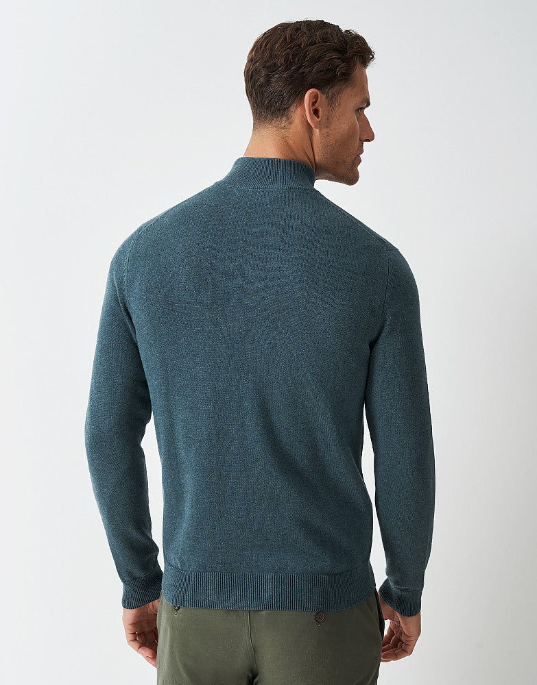 Crew Clothing Organic Classic Half Zip Jumper