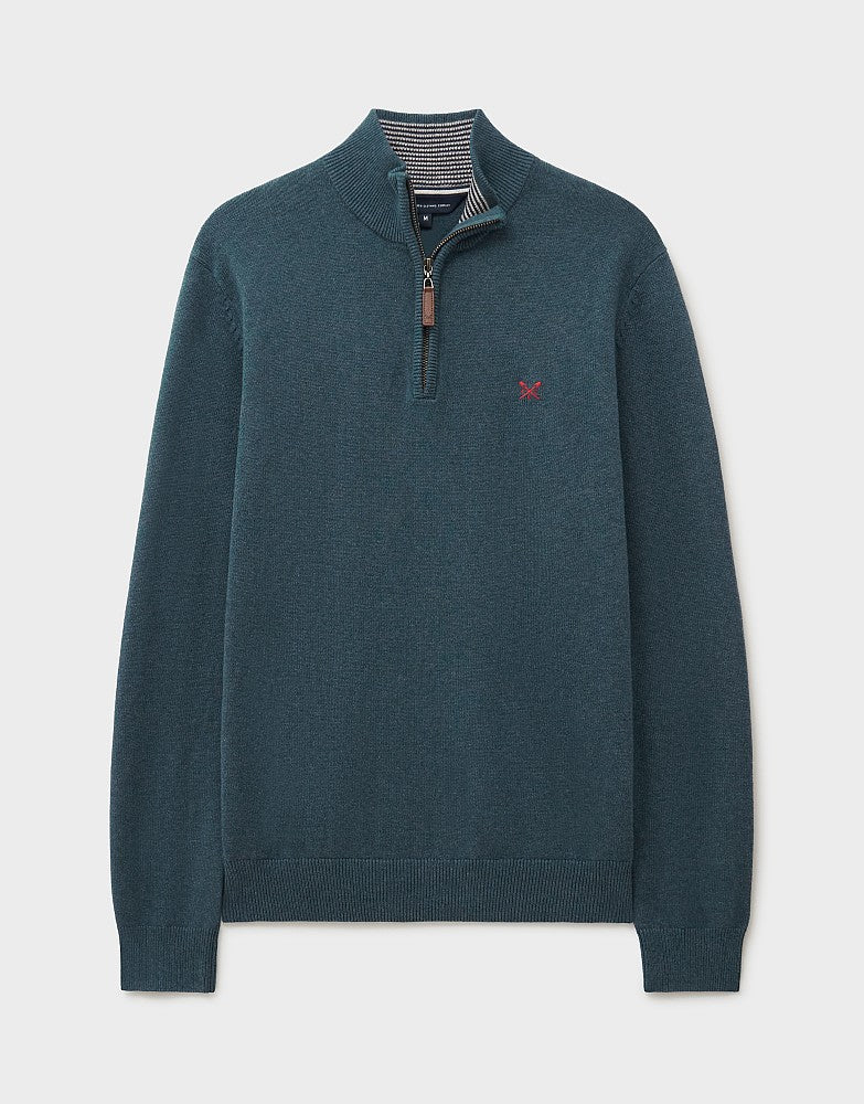 Crew Clothing Organic Classic Half Zip Jumper