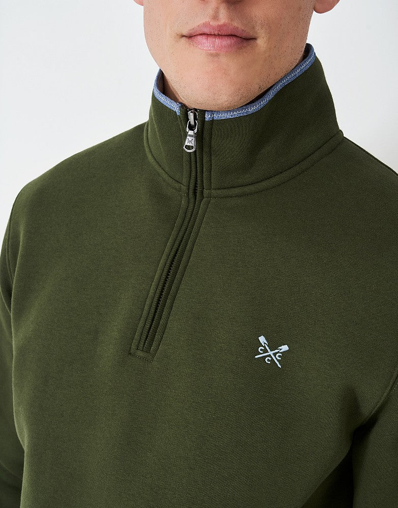 Crew Clothing Classic Half Zip Sweatshirt