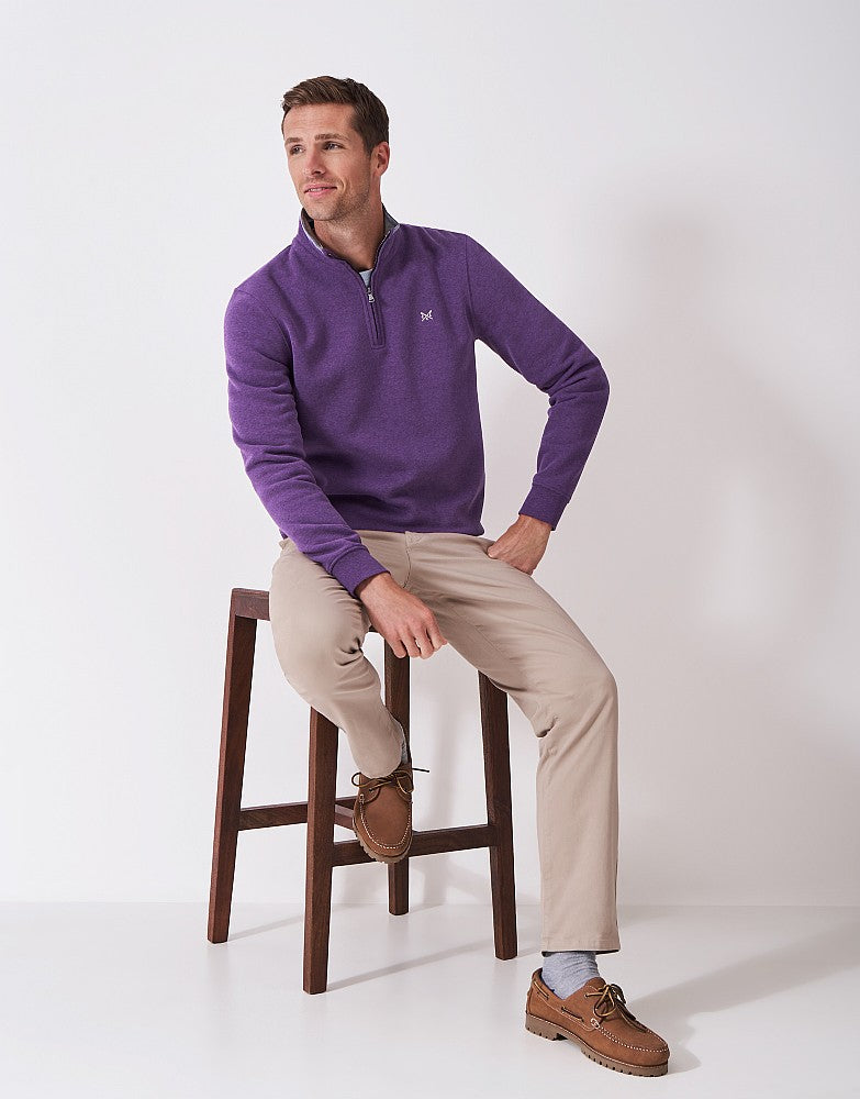Crew Clothing Classic Half Zip Sweatshirt