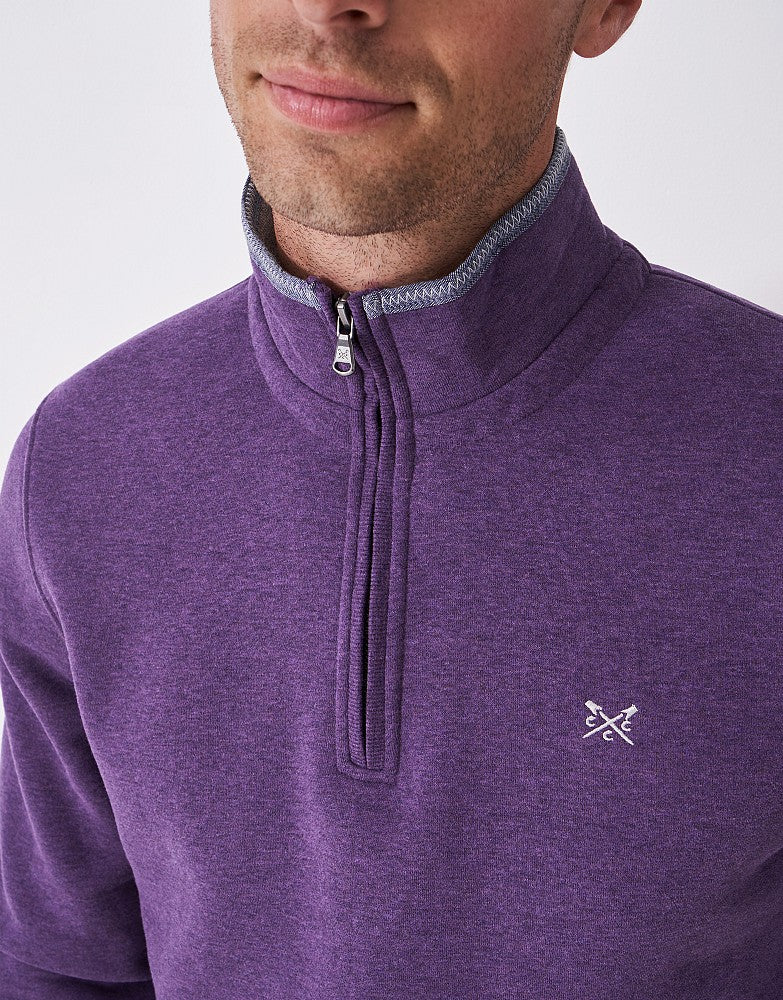 Crew Clothing Classic Half Zip Sweatshirt