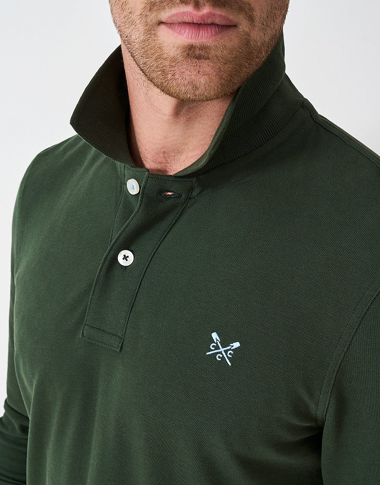 Crew Clothing Long Sleeve Classic Polo Shirt