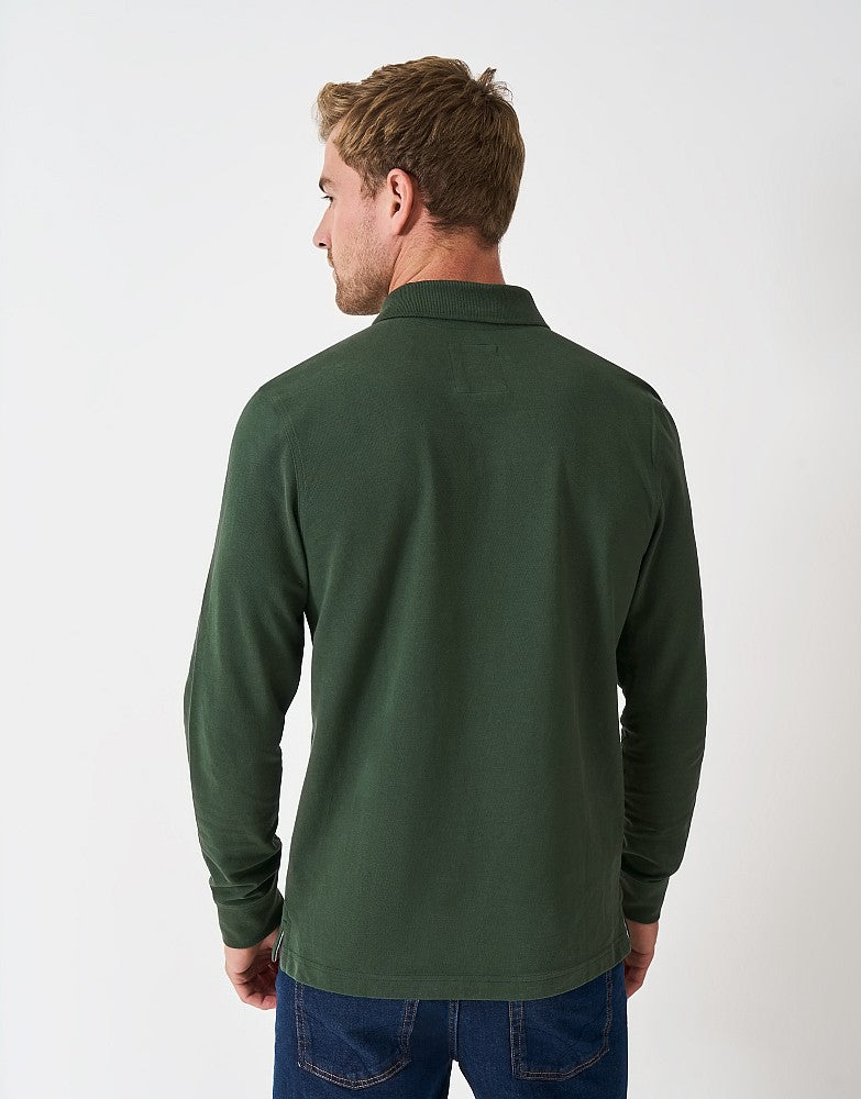 Crew Clothing Long Sleeve Classic Polo Shirt