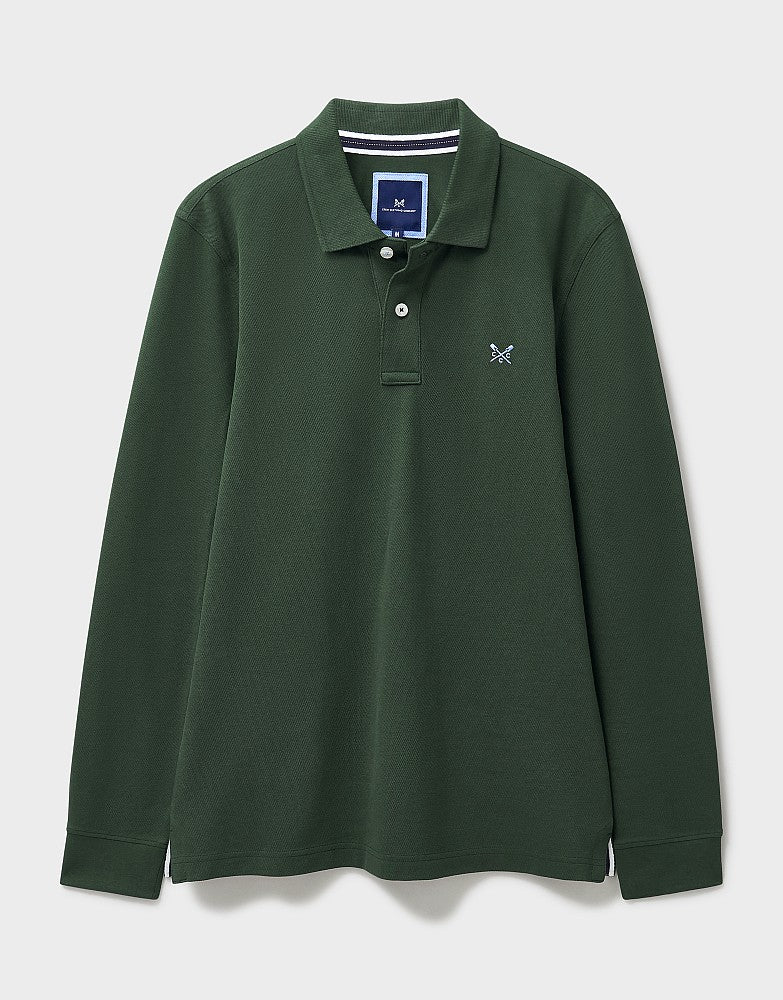 Crew Clothing Long Sleeve Classic Polo Shirt