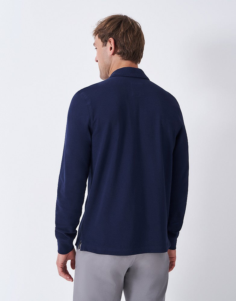 Crew Clothing Long Sleeve Classic Polo Shirt