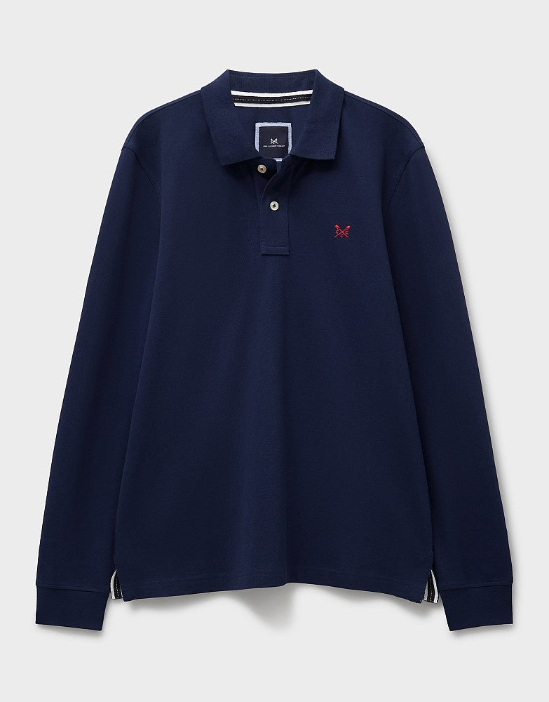 Crew Clothing Long Sleeve Classic Polo Shirt
