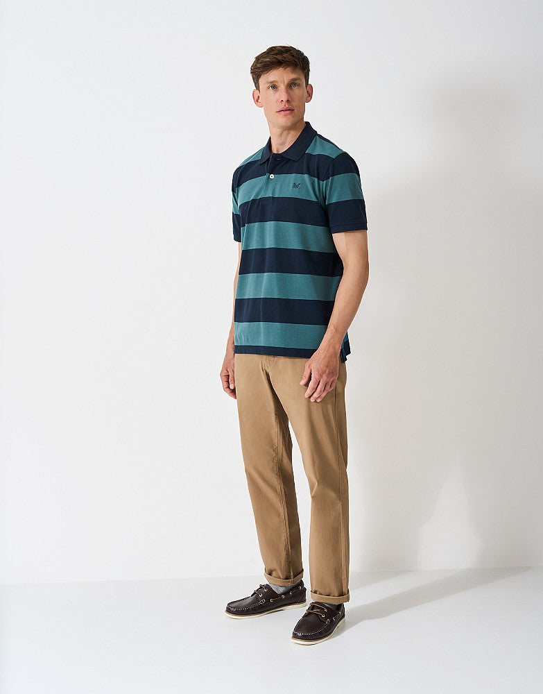 Crew Clothing Heritage Rugby Stripe Polo Shirt