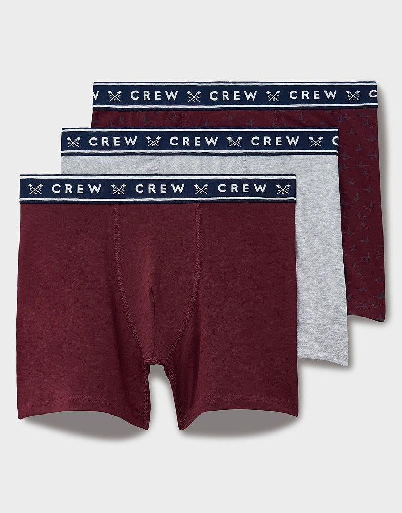 Crew Clothing 3-Pack Jersey Boxers