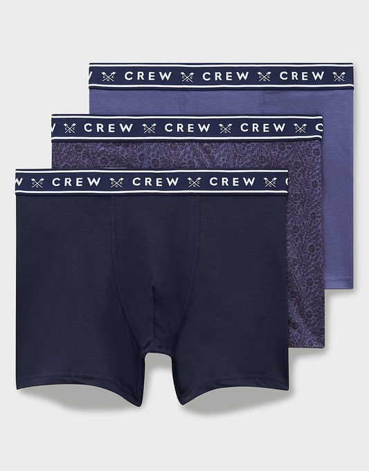 Crew Clothing 3 Pack Cotton Modal Boxers