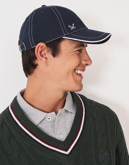 Crew Clothing Piped Cotton Cap