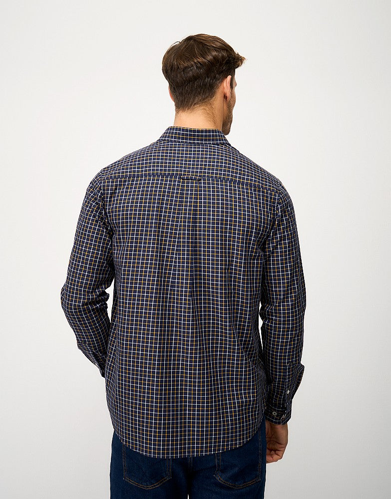 Crew Clothing Tattersall Classic-Fit Cotton Twill Shirt