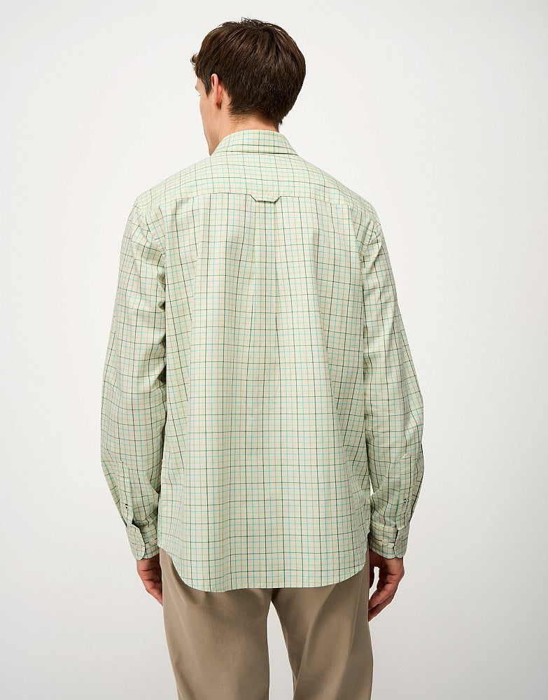 Crew Clothing Tattersall Classic-Fit Cotton Twill Shirt