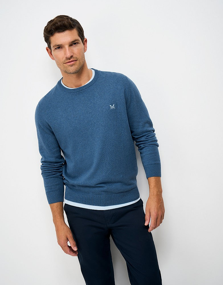 Crew Clothing Organic Cotton Crew Neck Jumper