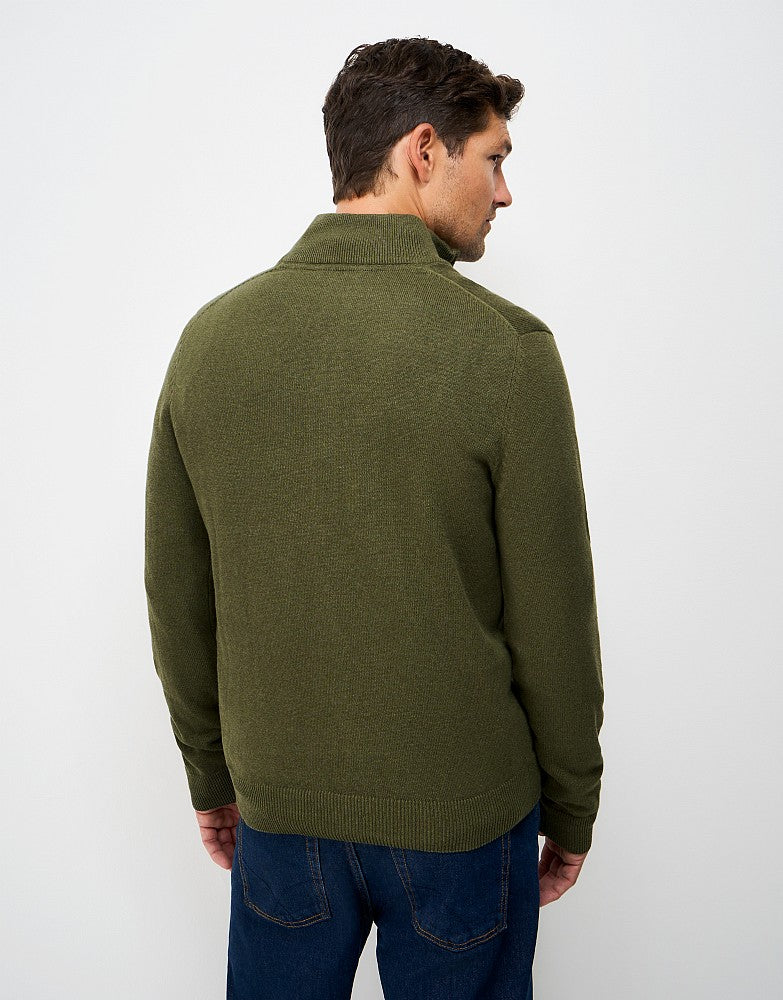 Crew Clothing Organic Classic Half Zip Jumper