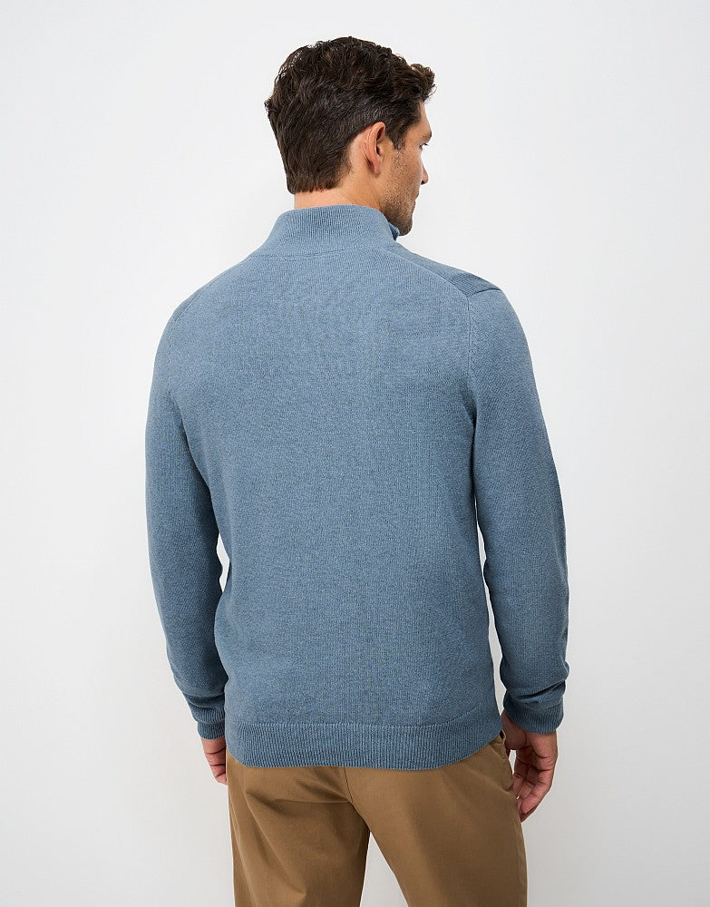 Crew Clothing Organic Classic Half Zip Jumper