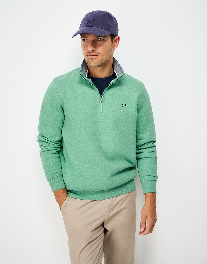 Crew Clothing Classic Half Zip Sweatshirt