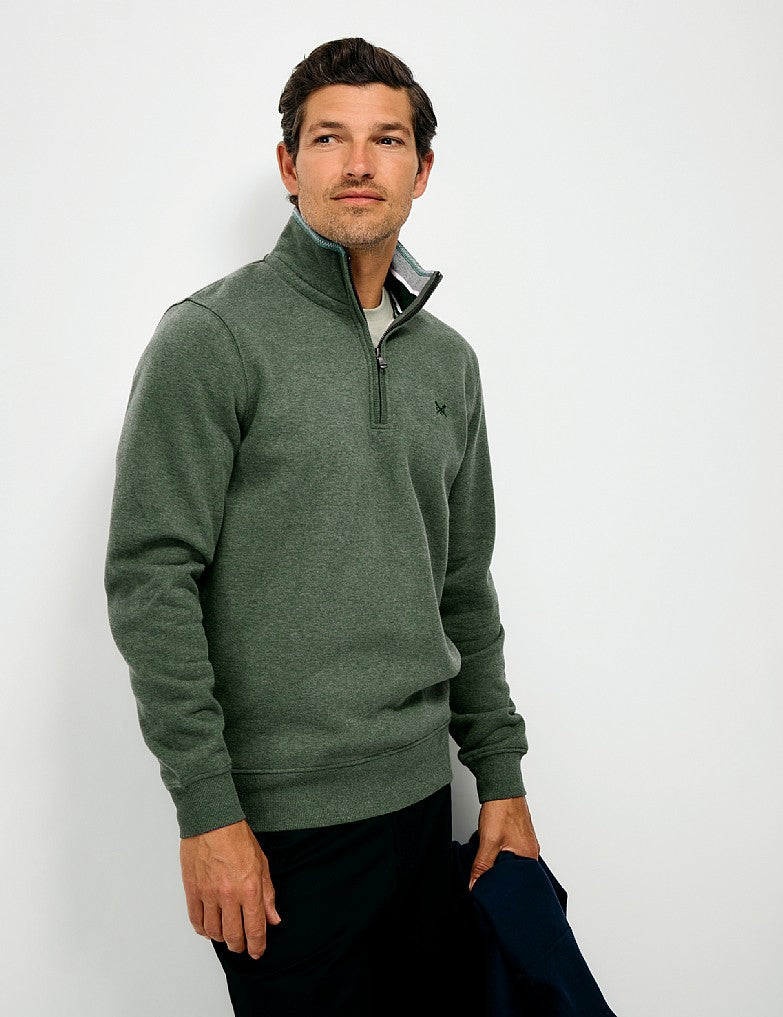 Crew Clothing Classic Half Zip Sweatshirt