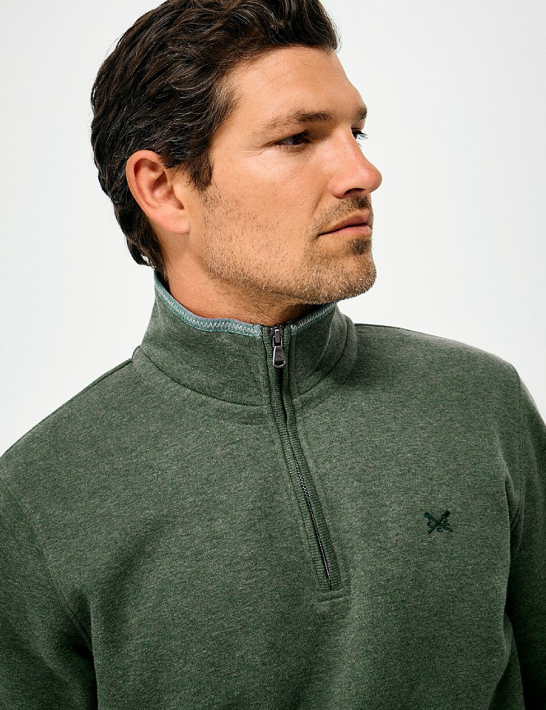Crew Clothing Classic Half Zip Sweatshirt