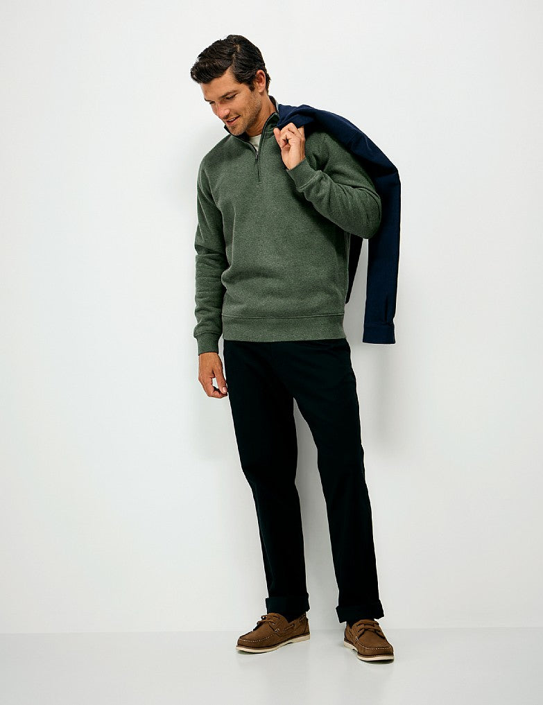 Crew Clothing Classic Half Zip Sweatshirt