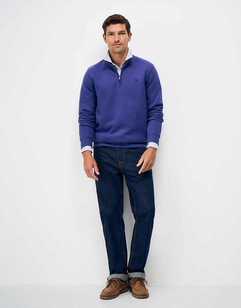 Crew Clothing Classic Half Zip Sweatshirt