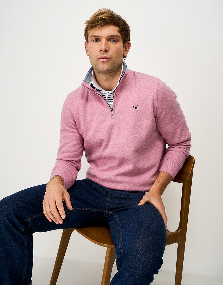 Crew Clothing Classic Half Zip Sweatshirt