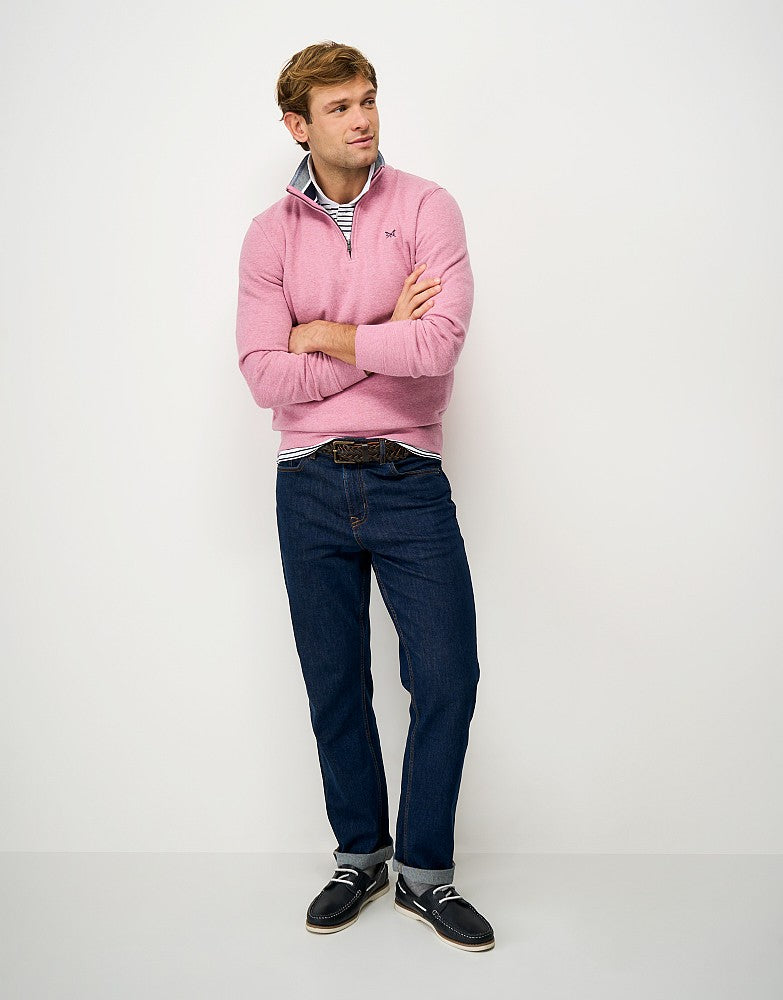 Crew Clothing Classic Half Zip Sweatshirt