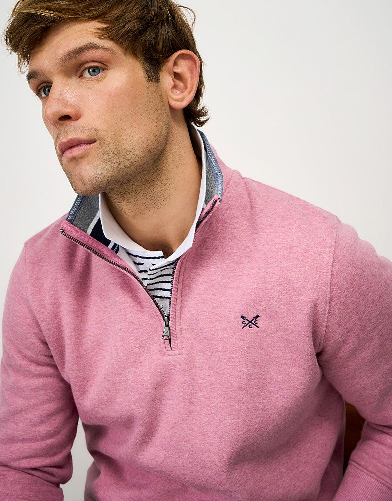 Crew Clothing Classic Half Zip Sweatshirt